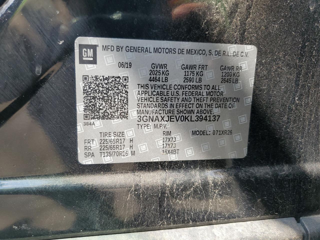 Chevrolet Equinox Lt Image 8