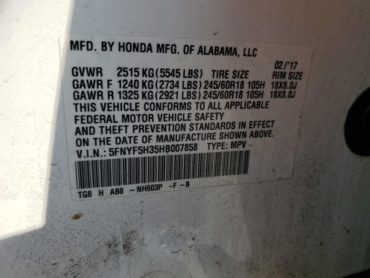 Honda Pilot Ex Image 12