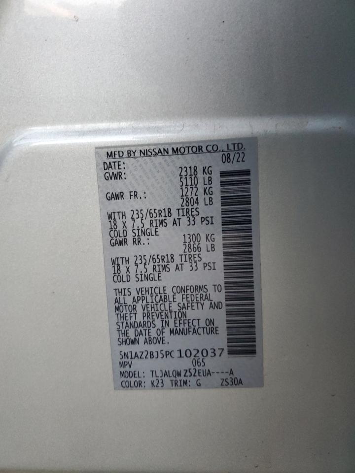 Nissan Murano Sv Image 12