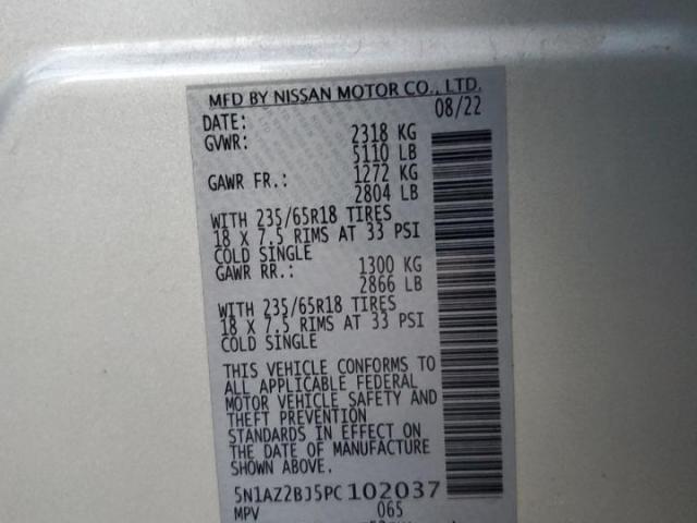 Nissan Murano Sv Image 12