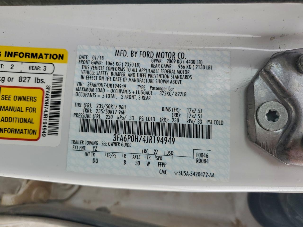 Ford Fusion Se Image 7