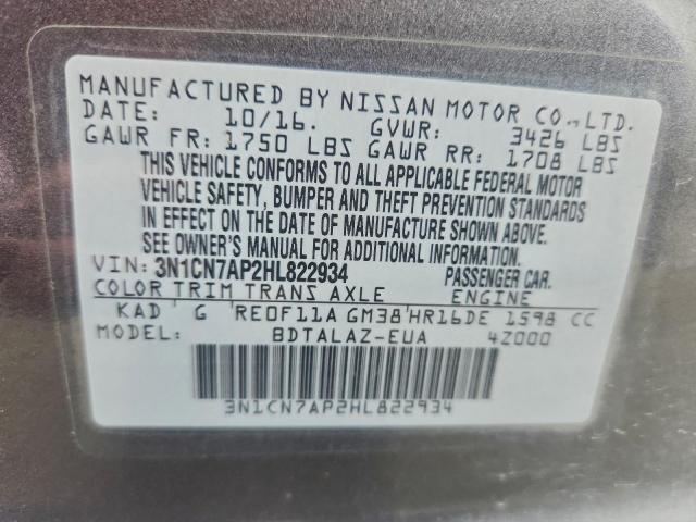 Nissan Versa S Image 10