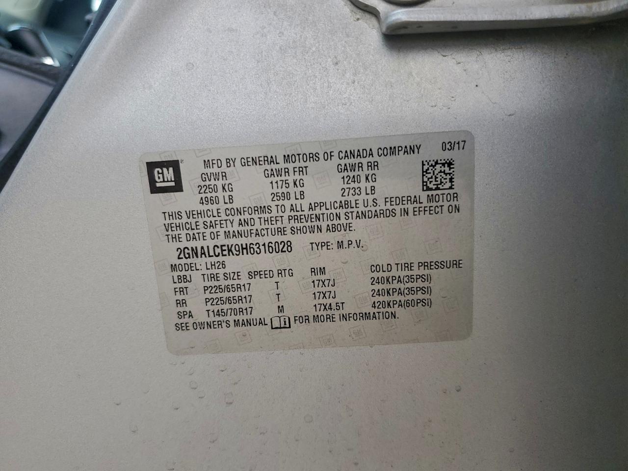 Chevrolet Equinox Lt Image 7